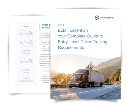 SambaSafety's Complete Guide to Entry-Level Driver Training Requirements