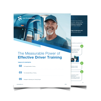 Training Efficacy Guide Discussing the Power of Employee Driver Training