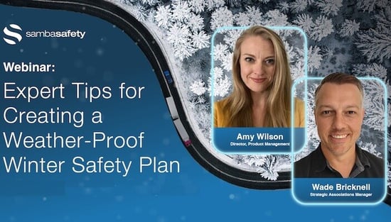 SambaSafety's webinar providing tips on winter road safety