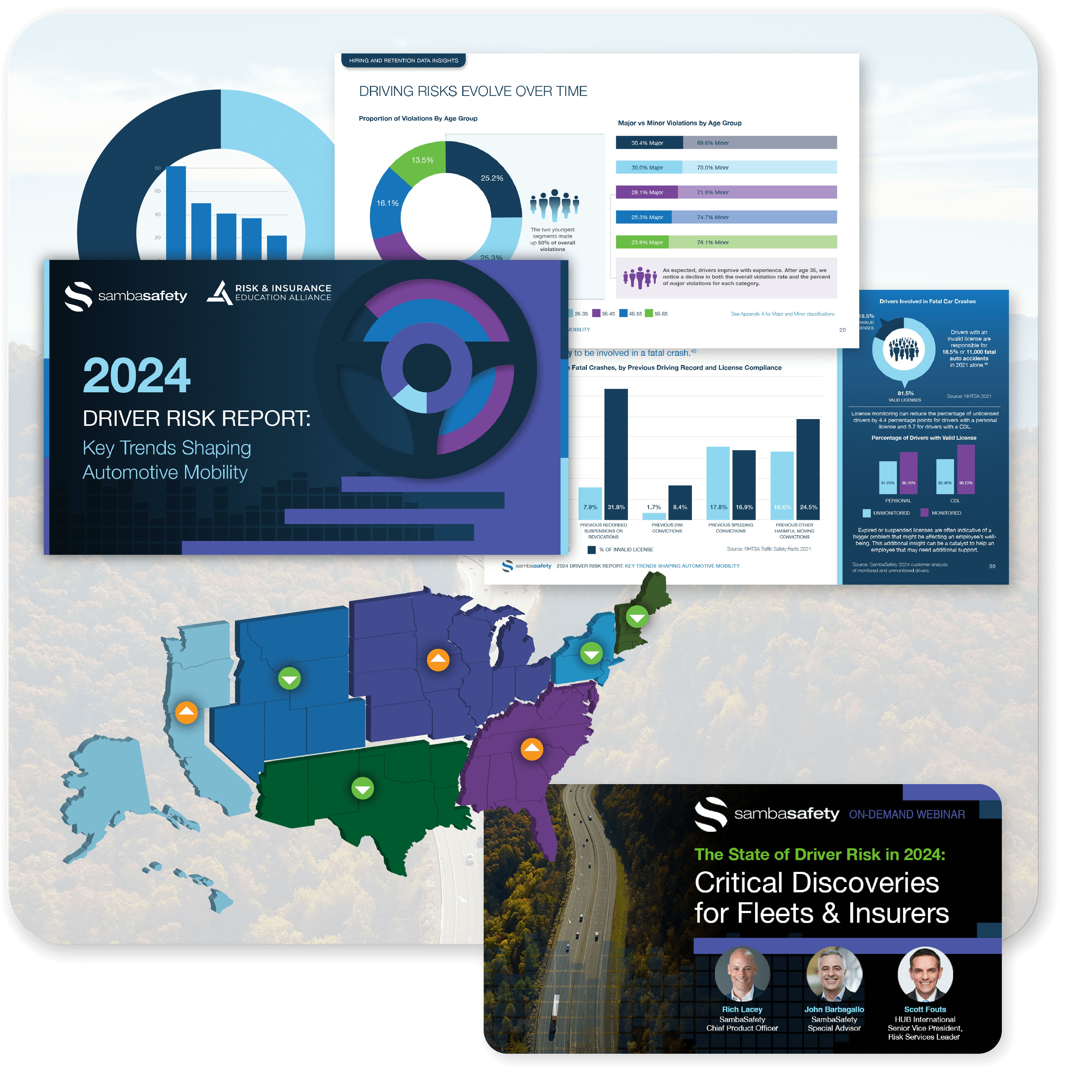 Insurance Driver Risk 2024 State of Driver Risk Report & Webinar | SambaSafety