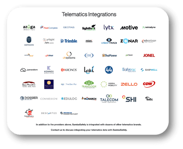 SambaSafety TSP Integrations SambaSafety TSP Integrations