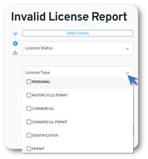 invalid-license-report-license-type-filter